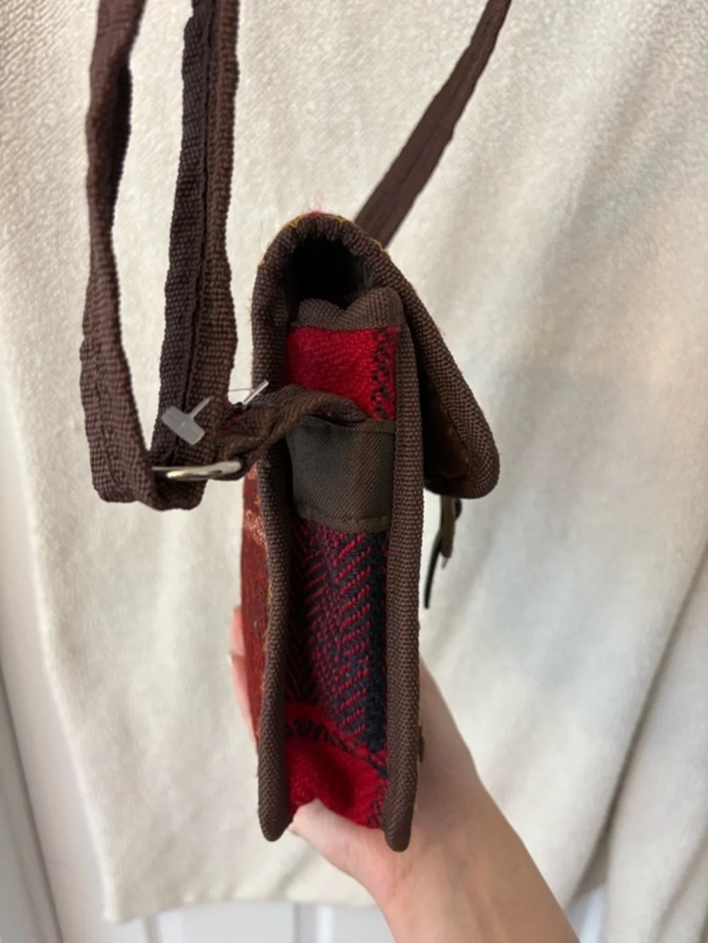 Bohemian Patterned Crossbody Mini Bag in Multicolor - Picture 9 of 13